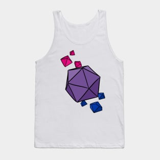 Bi Pride Colors Dice Tank Top